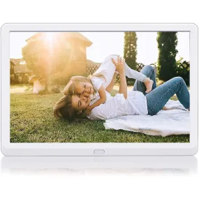 19 Inch Digital Photo Frame, Display, White