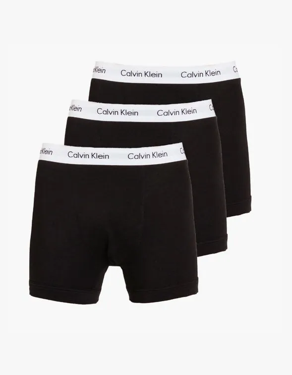 3 Pack Cotton Stretch Trunk - Black