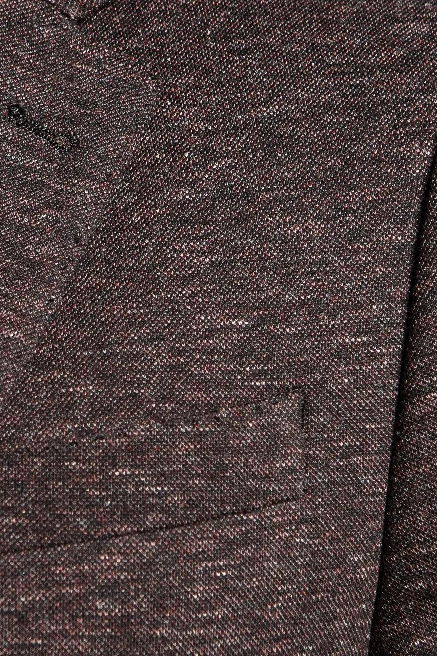 7 Downie St. - Hart Burgundy Knit Blazer