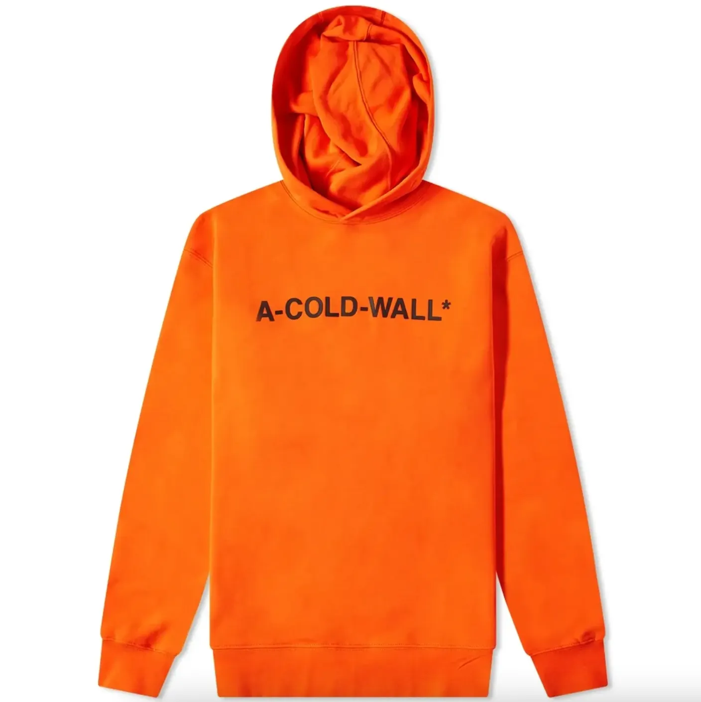 A-COLD-WALL* Essential Logo Hoodie in Bright Orange