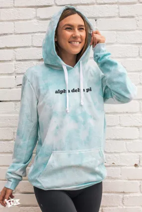 Alpha Delta Pi Simple Digi-Tie Dye Hoodie