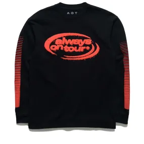 Always On Tour Spinner L/S Tee - Black