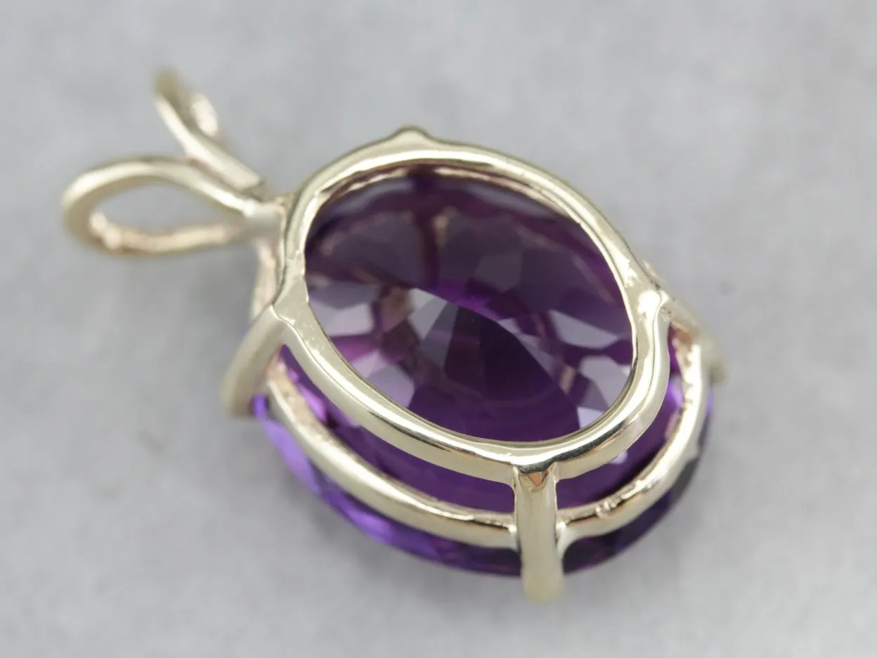 Amethyst Statement Pendant