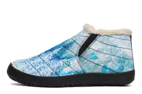 Among The Pines Mandala Winter Slippers