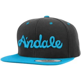 Andale Script Men's Hat - Teal