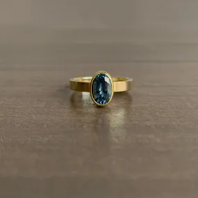 Aquamarine Oval Ring