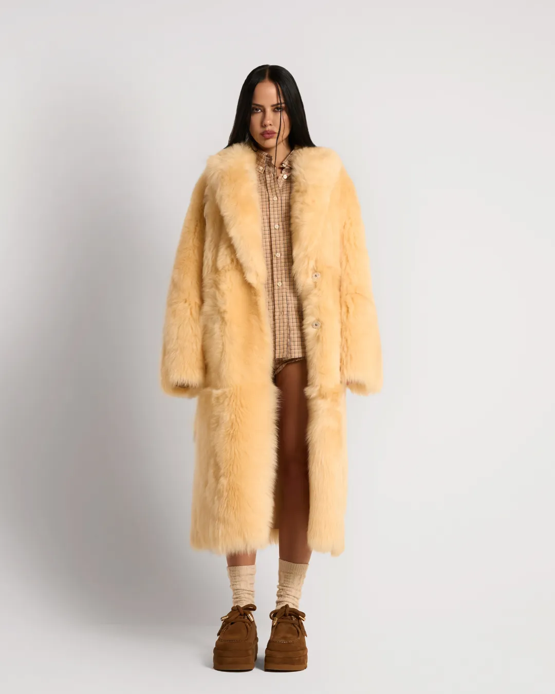 Blizzard Tan Suede/Shearling