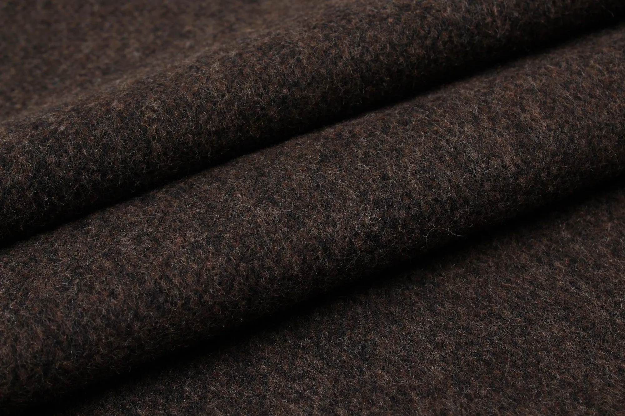 Brushed Recycled Wool Blend for Coats