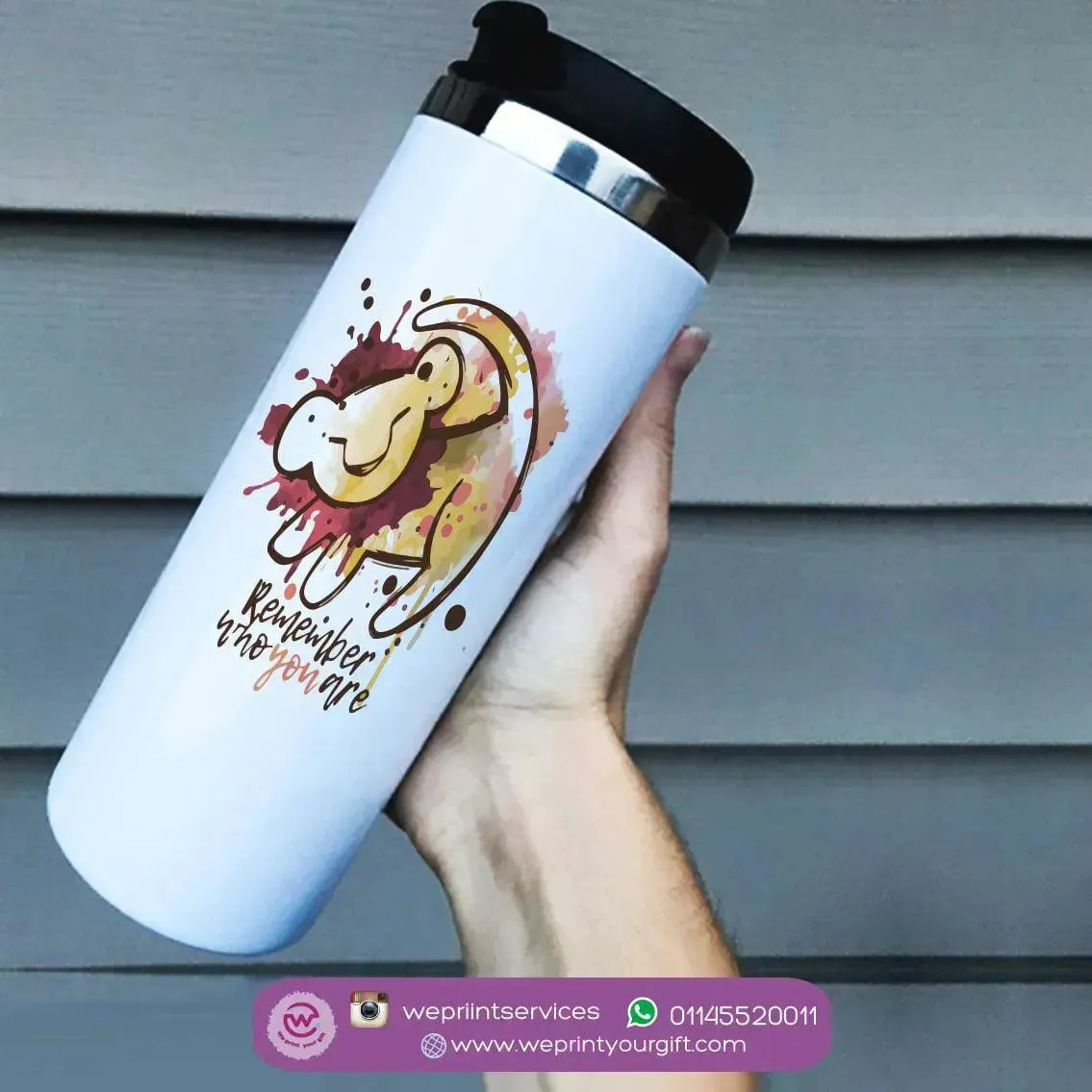 Custom Starbucks Mug -  Stainless Steel - Lion King