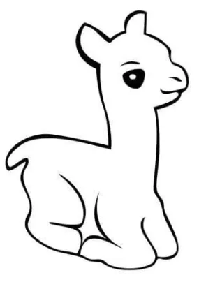 Cute Alpaca Window Stickers