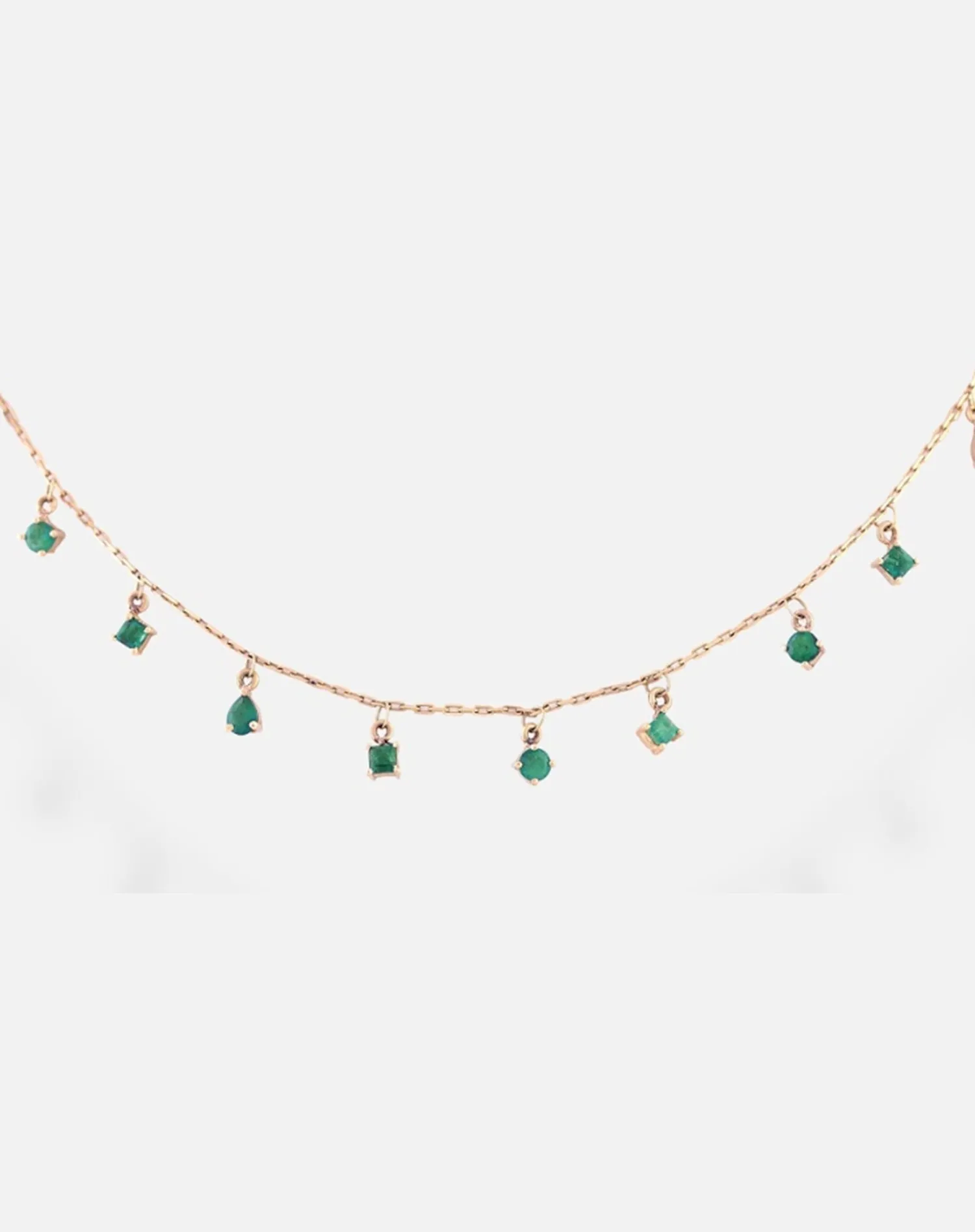 Emerald Shape Necklace