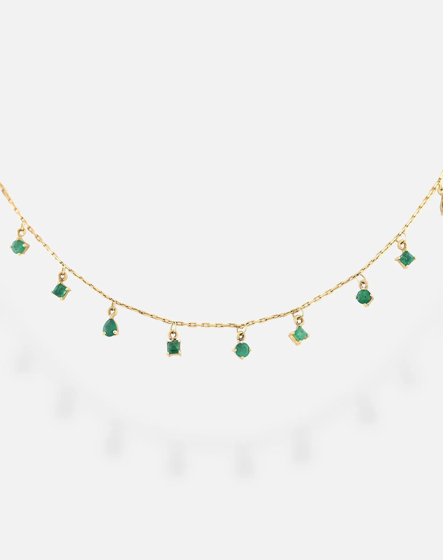 Emerald Shape Necklace