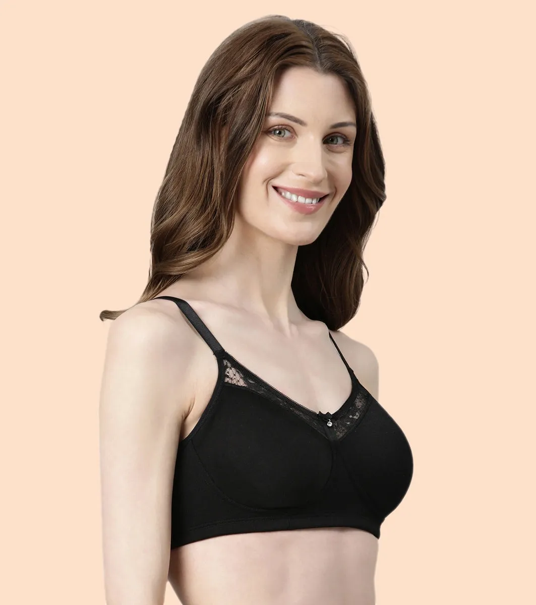 Enamor Durable Full Support Stay New Bra | A073