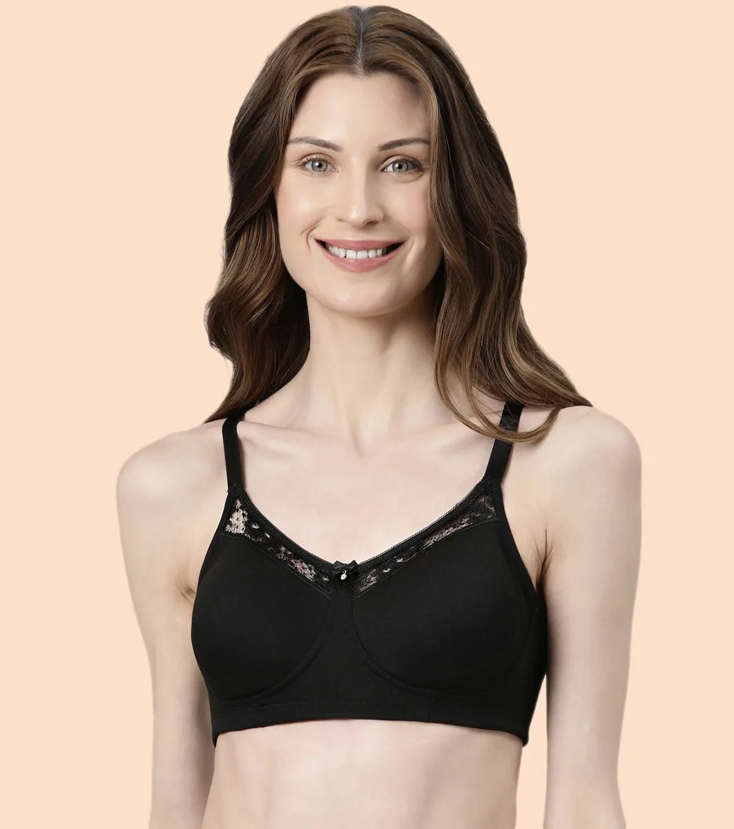 Enamor Durable Full Support Stay New Bra | A073