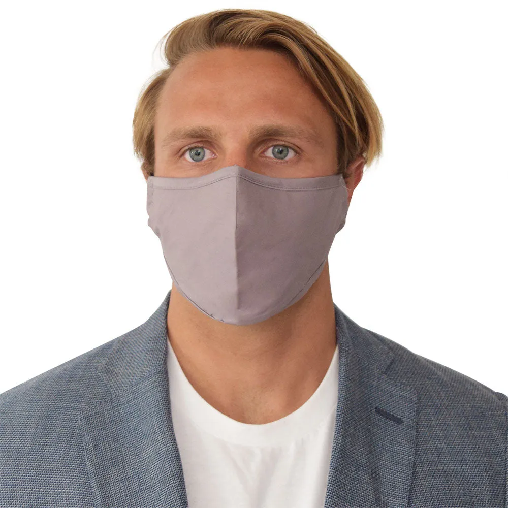 Face Mask Grey Cotton