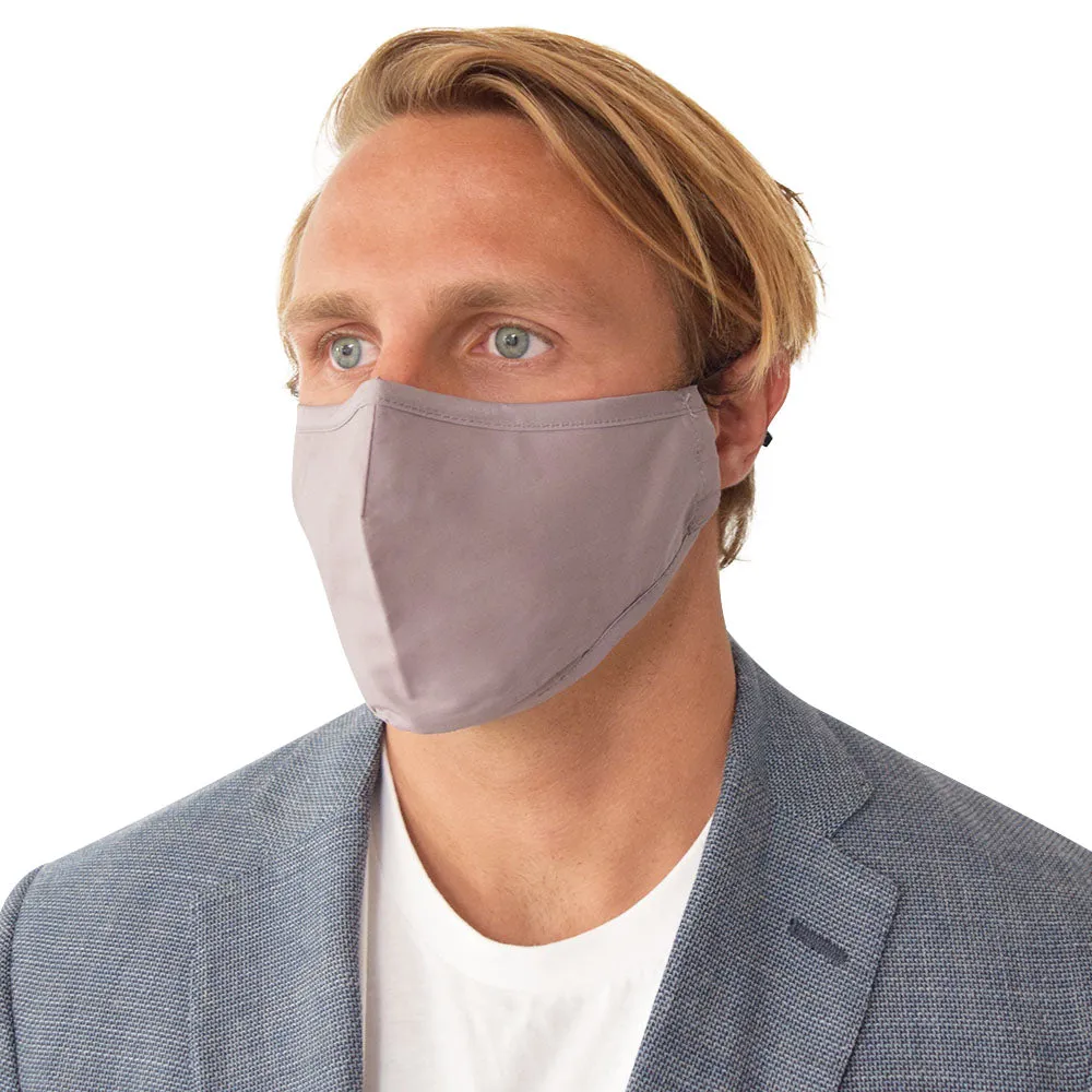 Face Mask Grey Cotton