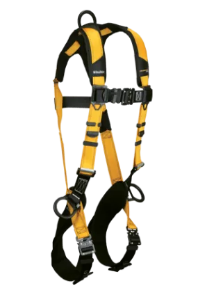 Falltech Journeyman Flex 7023BQC Aluminum Full Body Harness, 3 D-Rings