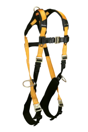 Falltech Journeyman Flex 7023qc, Steel, Full Body Harness, 3 D-Rings, Free Shipping