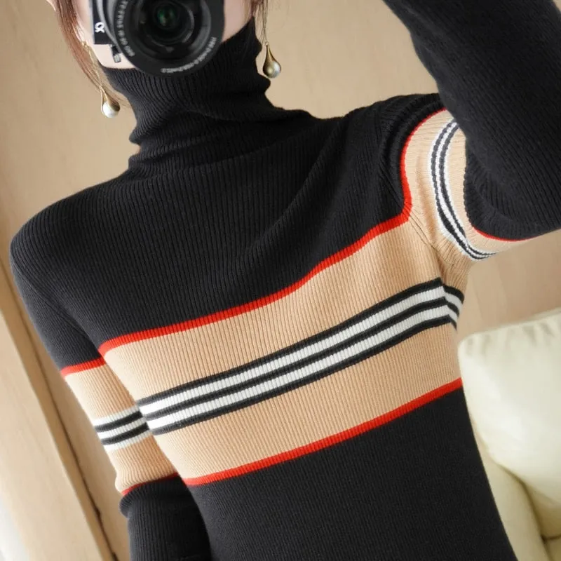 Fashion Long Sleeve Slim Pullover