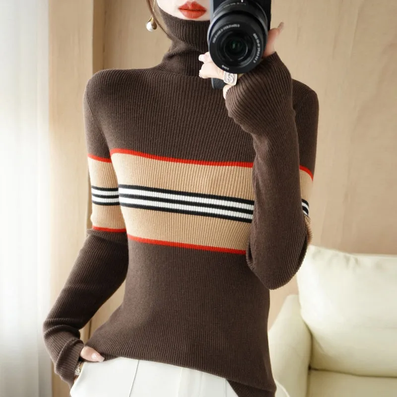 Fashion Long Sleeve Slim Pullover