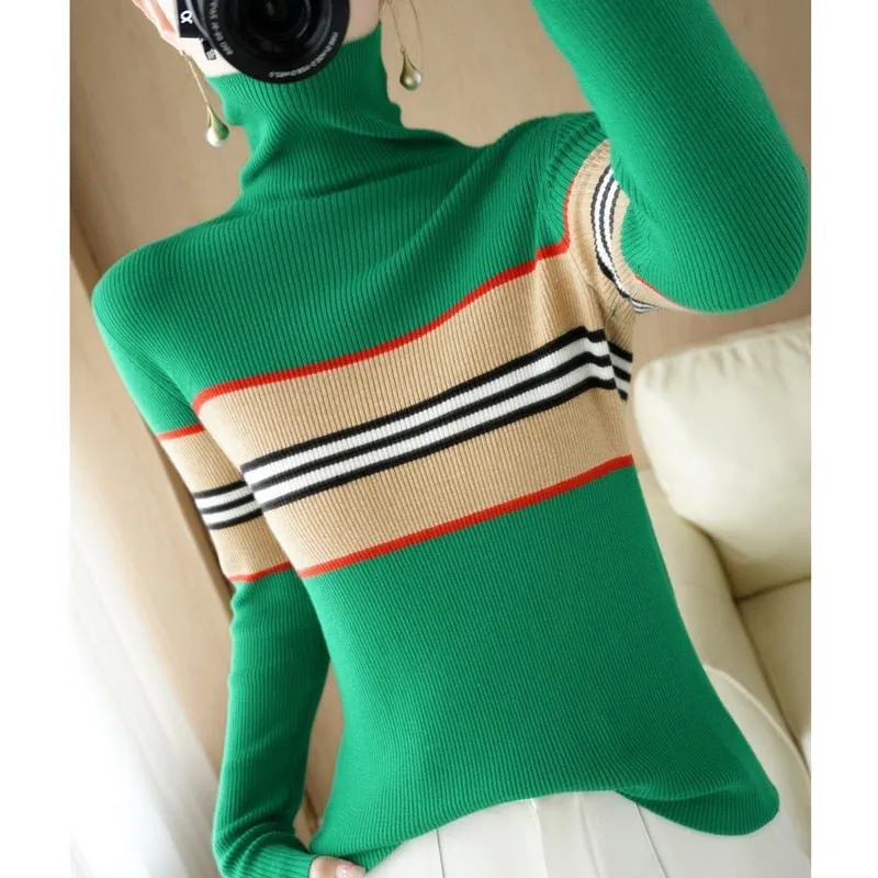 Fashion Long Sleeve Slim Pullover