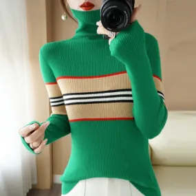 Fashion Long Sleeve Slim Pullover