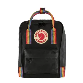 Fjallraven Kanken Rainbow Mini Black Rainbow Pattern