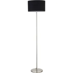 Floor Standing Lamp with LED Bulb - 13.7" x 13.7" x 56.8", Metal, Black Shade