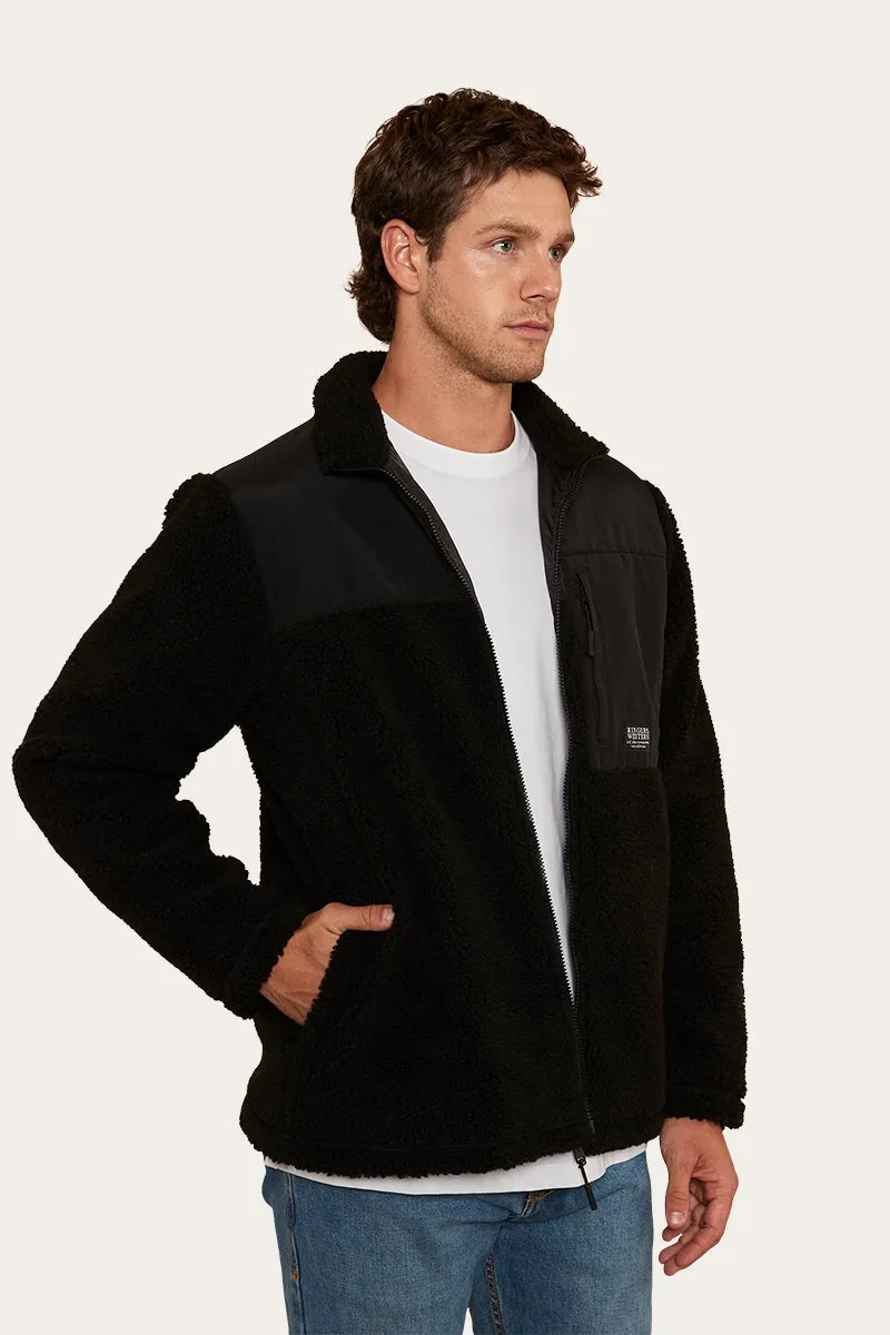 Glenrowan Mens Zip Thru Jacket - Black