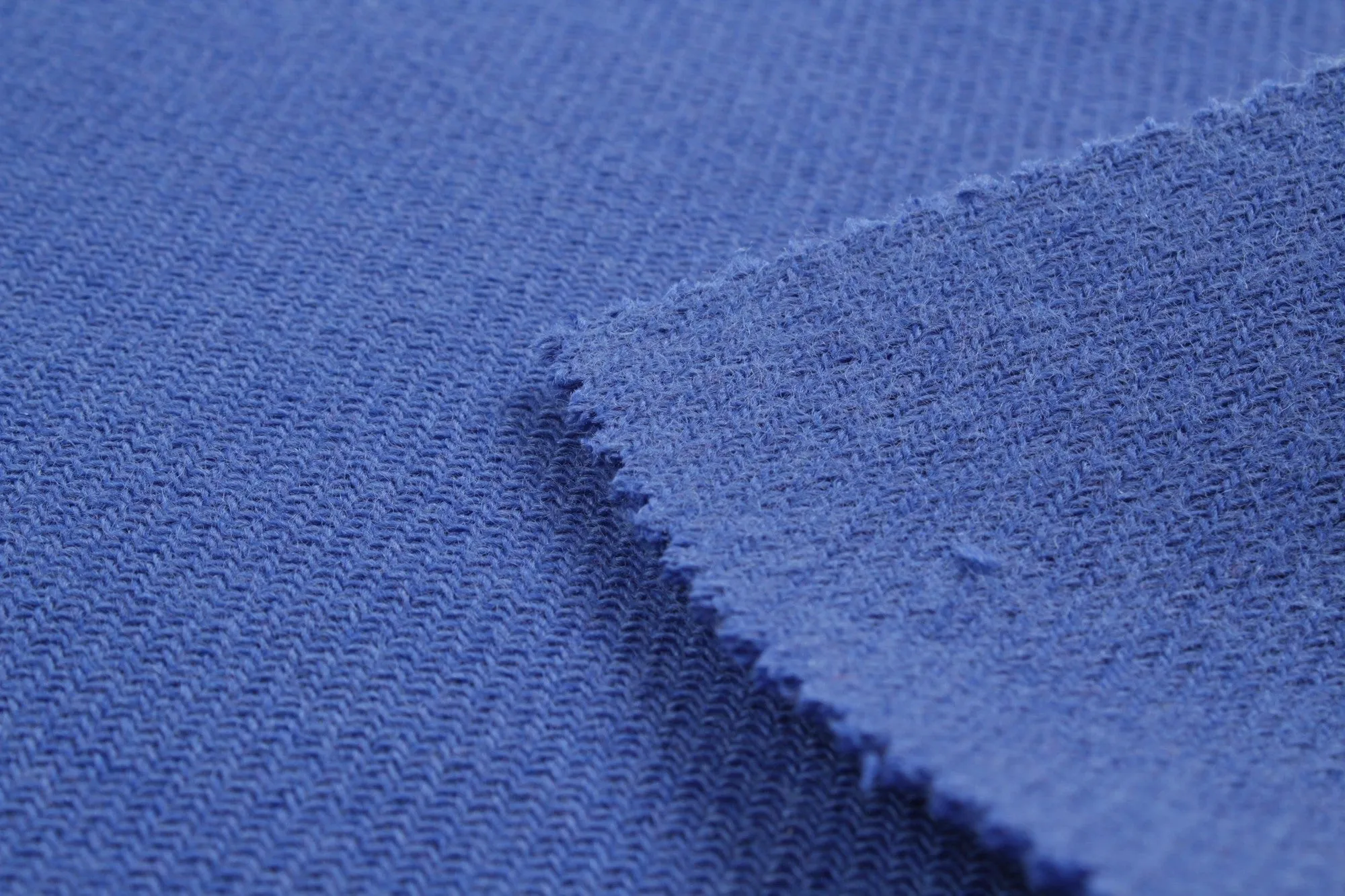 Heavy Double Face Wool for Outwear - Blue