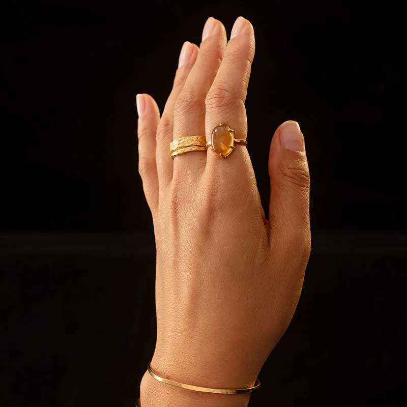 Helene Ring, Citrine, Gold