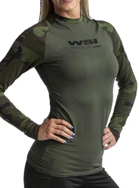 HYPRTECH™ BAMBOO Hexacamo 2 Tone Long Sleeve by WSI Made in USA  662BMLH