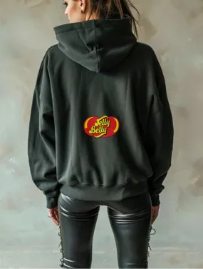 JELLY BELLY HOODIE - BLACK