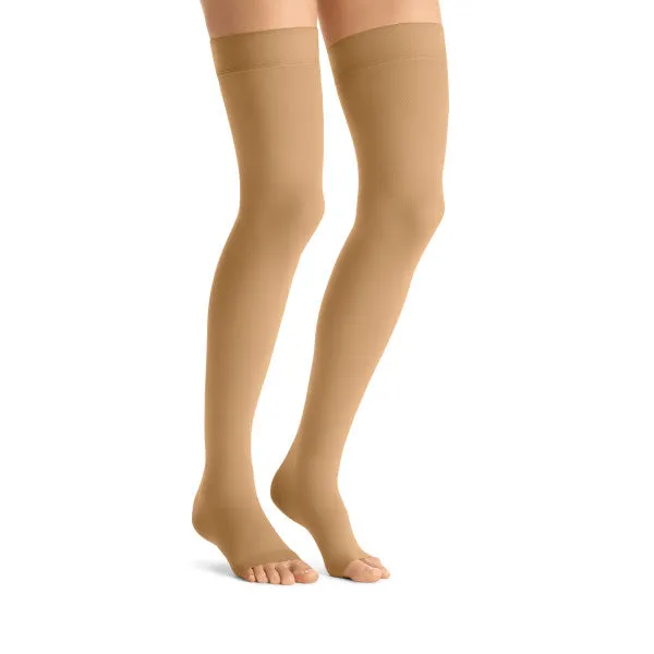 Jobst® Women Opaque CLOSED TOE Thigh High with Dot Band