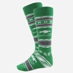 Keeneland Winter Sweater Socks