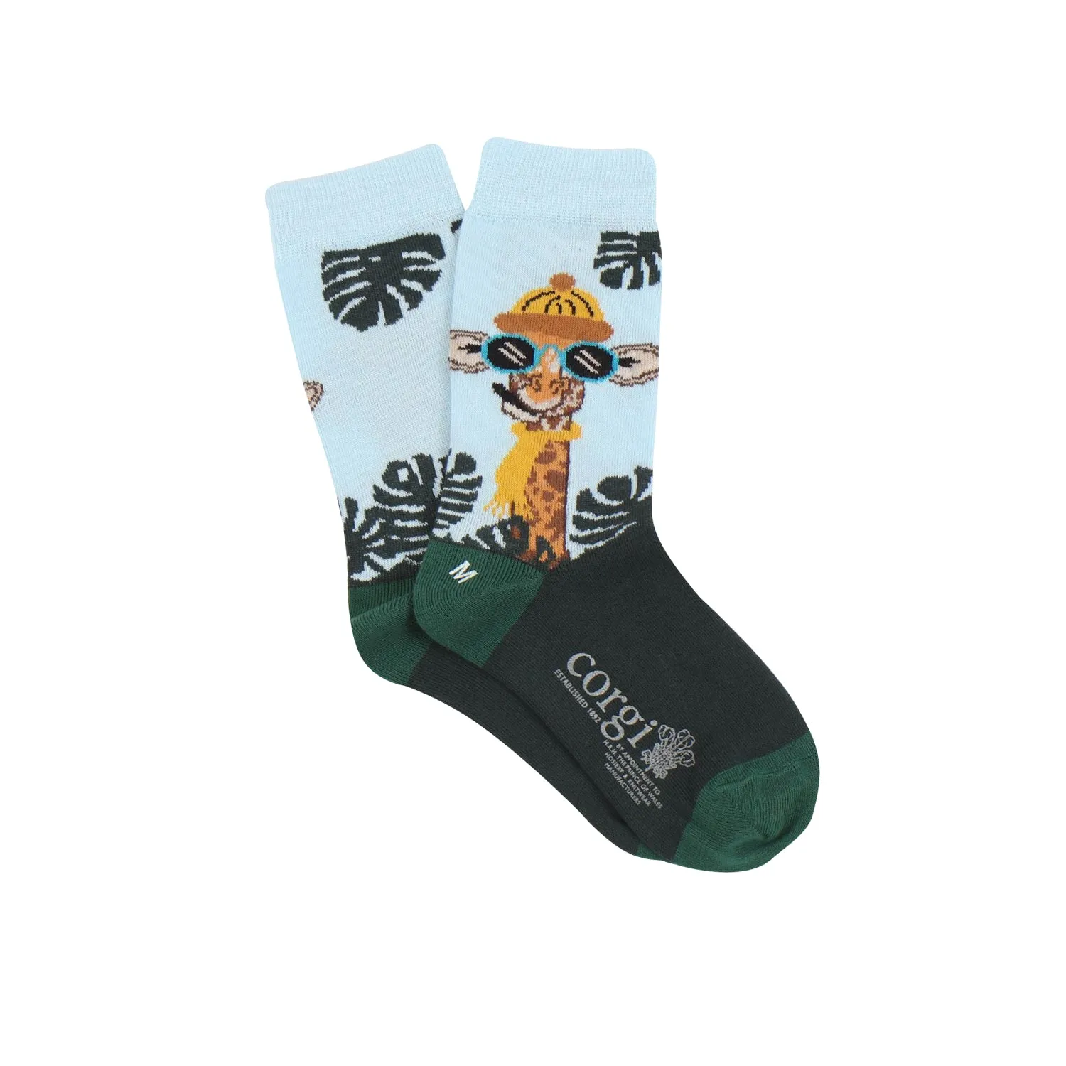 Kids Winter Giraffe Cotton Socks