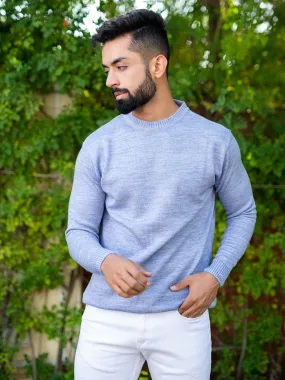 Lavender Color Crew Neck Sweater