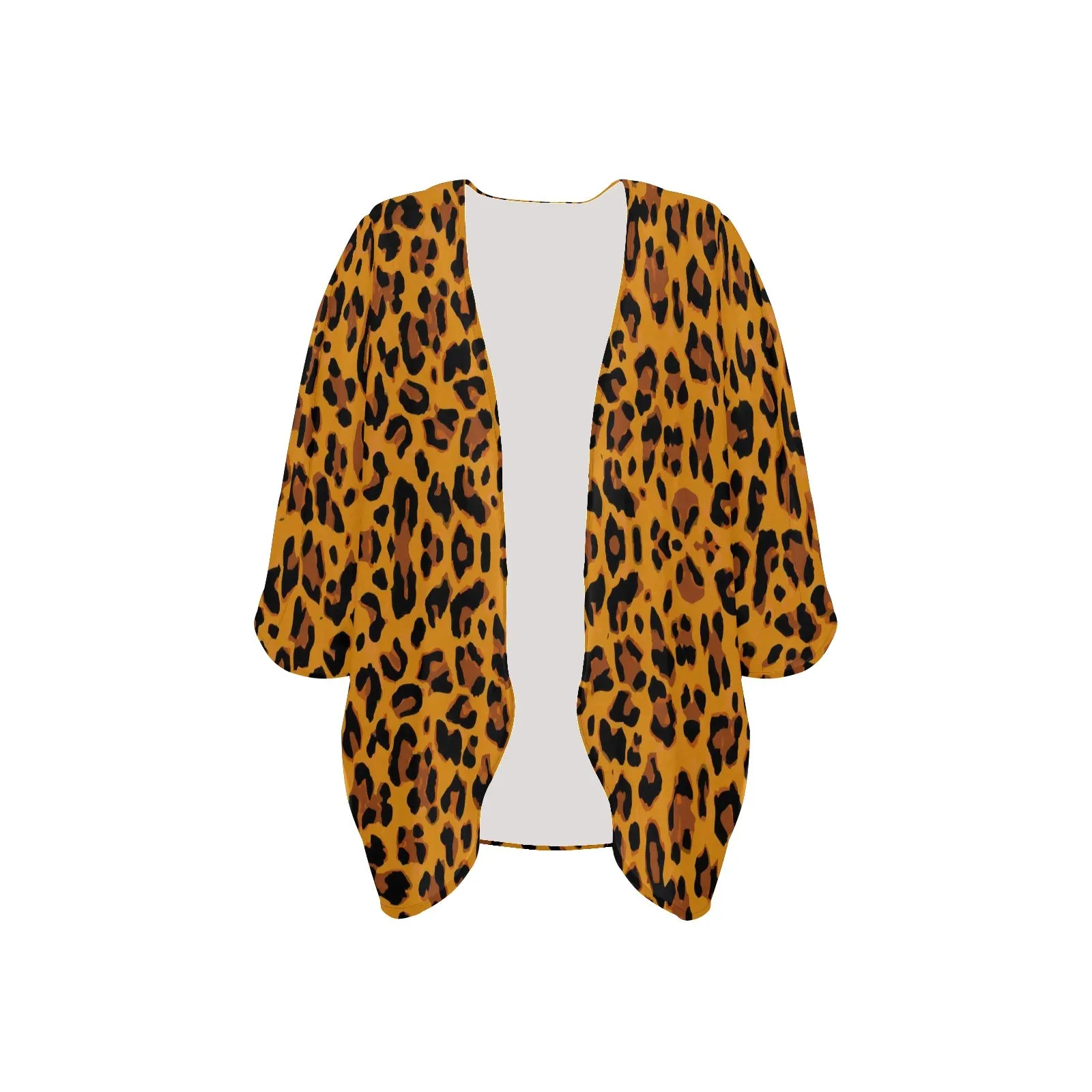 Leopard Women's Chiffon Kimono