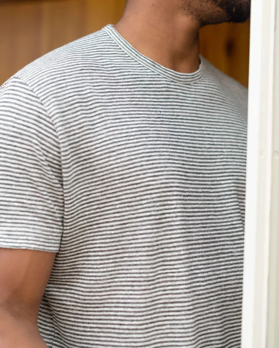 Linen Sun Tee - Lines