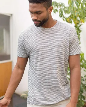 Linen Sun Tee - Lines