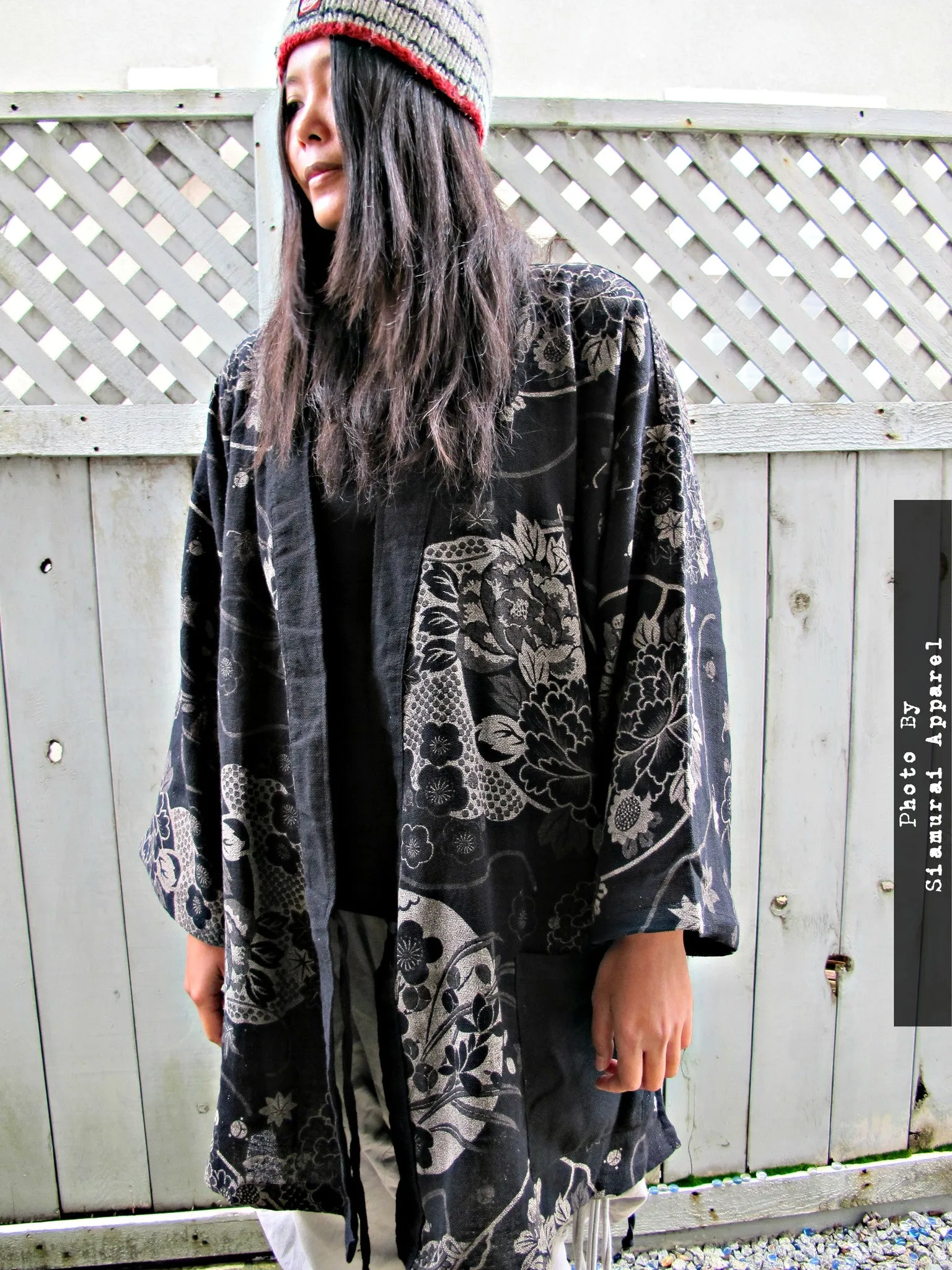 Lotus Flower Noragi Kimono Jacket