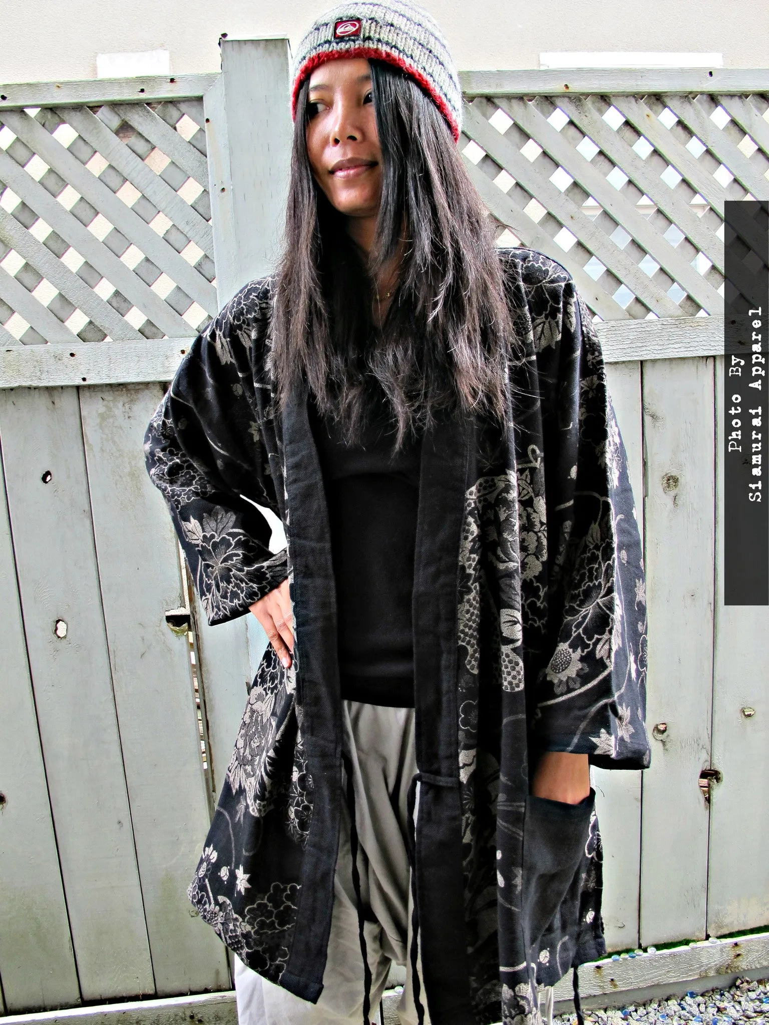 Lotus Flower Noragi Kimono Jacket