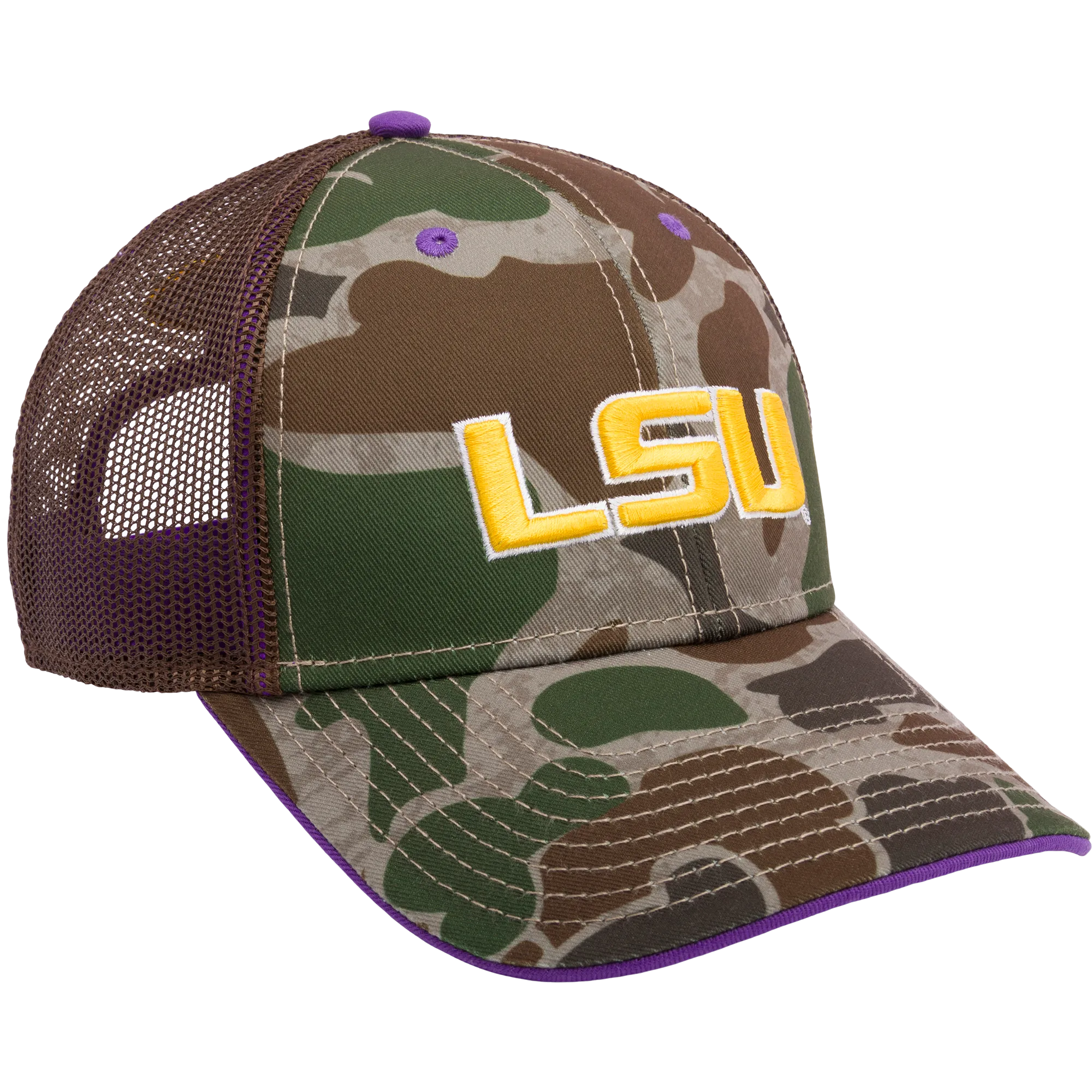 LSU Old School Green Cap