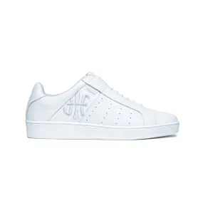 Men's Icon White Logo Leather Sneakers 01900-000