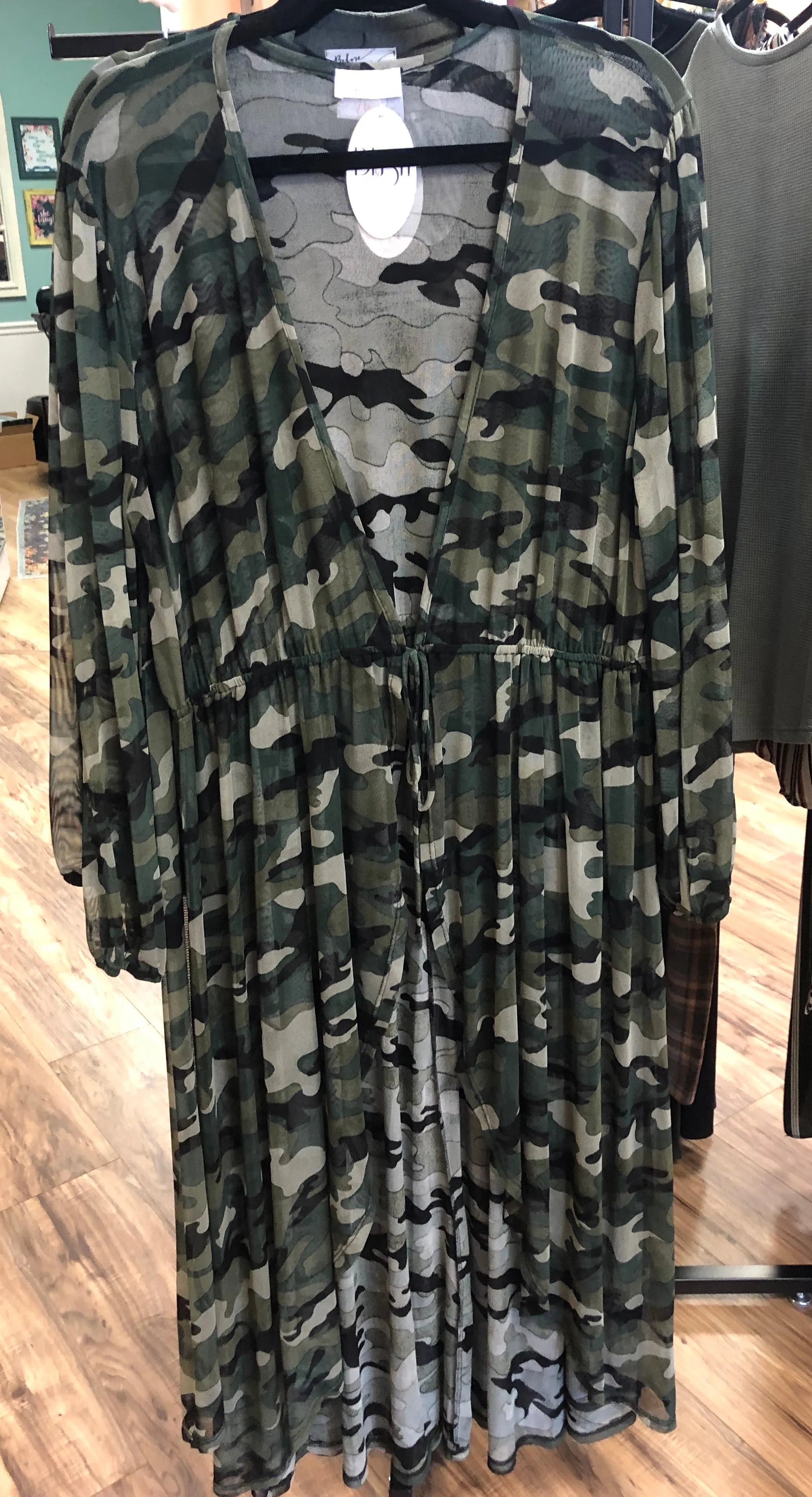 Mesh Camo Duster