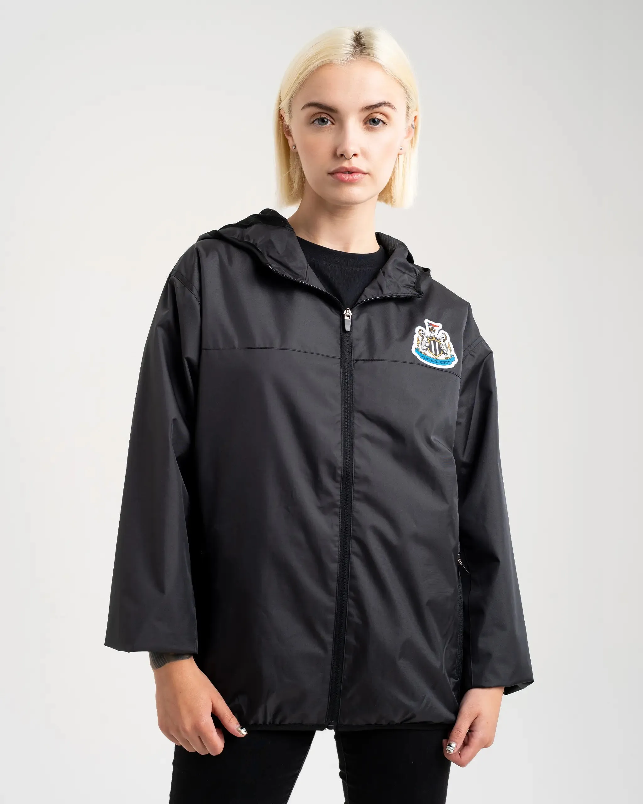 Newcastle United Women's Black Terrace Shower Jacket