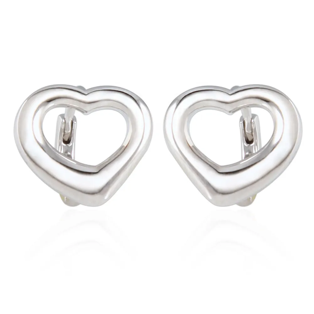 NO.02 Heart Shape Huggie Hoop Earrings