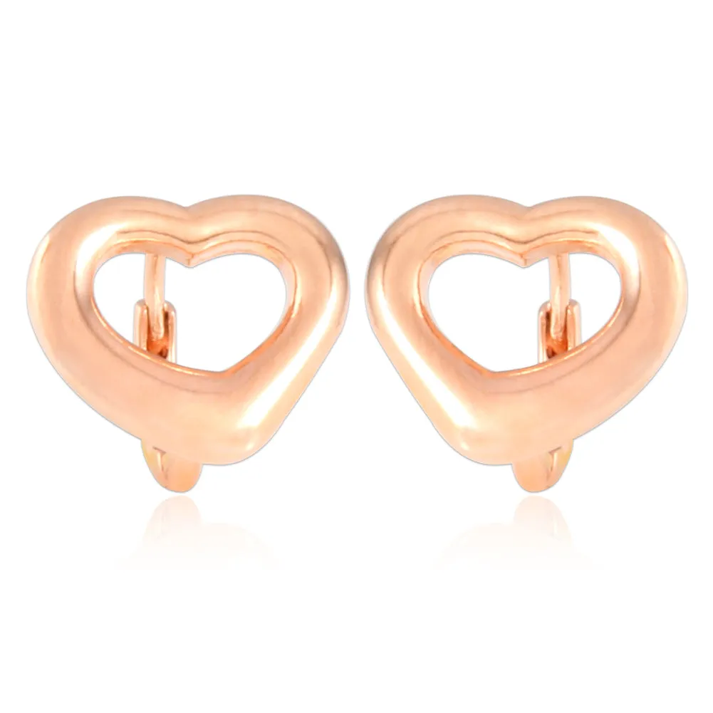 NO.02 Heart Shape Huggie Hoop Earrings