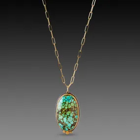 Oval Turquoise Necklace