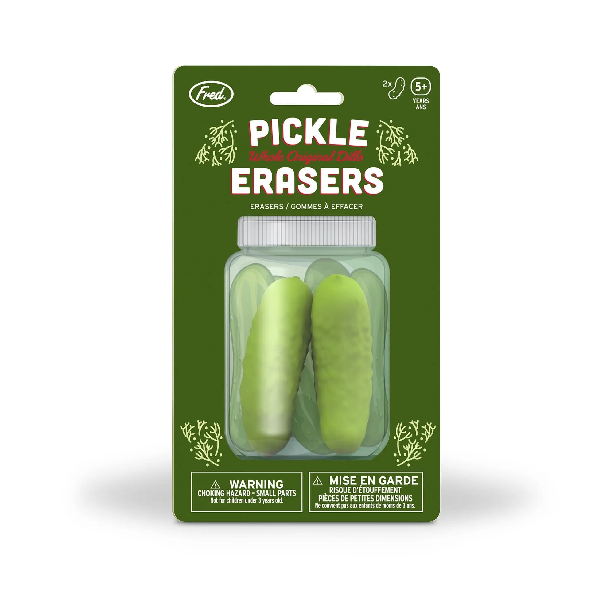 PICKLE ERASERS